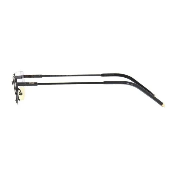 FENDI Geometric Black Narrow Tinted Sunglasses FENDI Geometric Black Narrow Tinted Sunglasses main image 2